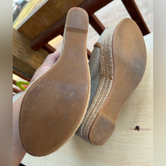 Tory Burch Brown and silver Wedge Sandals - Picture 5 of 8